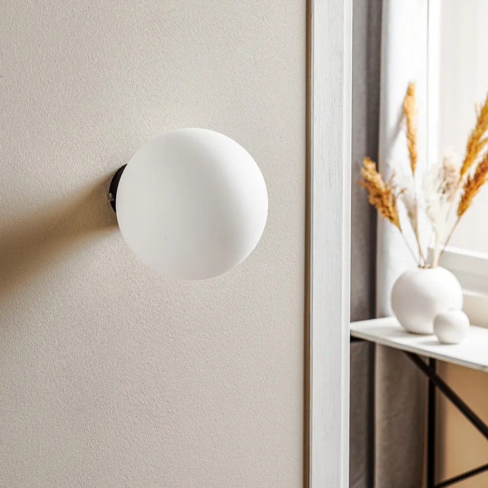 ALDEX Vegglampe Dione, veggfeste svart Discount