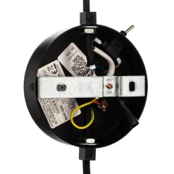 Nowodvorski Lighting Vegglampe Dover med stikkontakt, svart, 1 lyskilde| Vegglamper