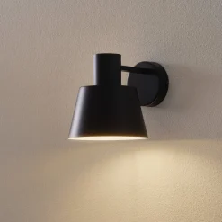 SIGMA Vegglampe Dunka i metall, 1 lyskilde, svart| Vegglamper