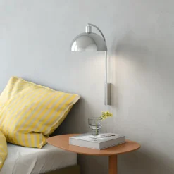 Nordlux Vegglampe Ellen 20 med kabel + støpsel, krom Outlet
