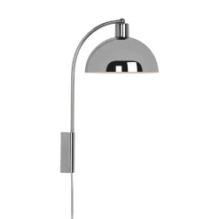 Nordlux Vegglampe Ellen 20 med kabel + støpsel, krom Outlet