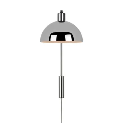Nordlux Vegglampe Ellen 20 med kabel + støpsel, krom Outlet