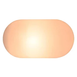 Nordlux Vegglampe Foam i oval form med IP44, hvit| Vegglamper