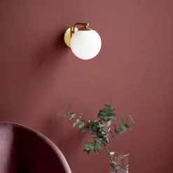 Nordlux Vegglampe Grant med plugg, messing Online
