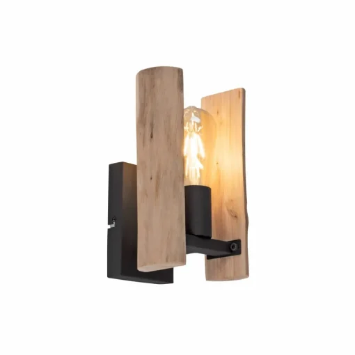 JUST LIGHT. GmbH Vegglampe i tømmer laget av tre| Vegglamper