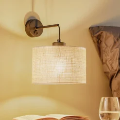 TK Lighting Vegglampe Juta, 1 lyskilde Best