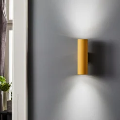 Argon Vegglampe Marion, 2 lyskilder, gullfarget| Vegglamper