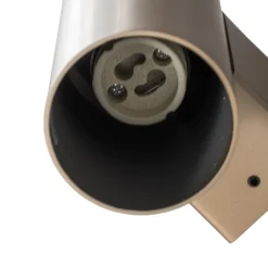 Argon Vegglampe Marion Plus, gull, GU10, stål, høyde 18 cm| Vegglamper