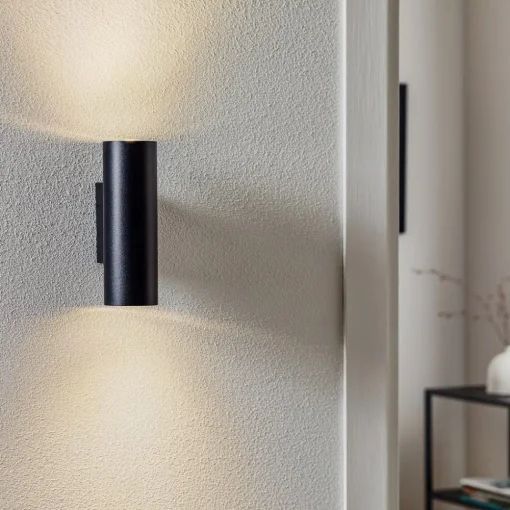 Trio Lighting Vegglampe Marley 2 lyskilder svart| Design- Og Hotellbelysning|Vegglamper