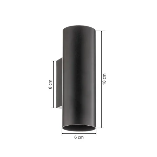 Trio Lighting Vegglampe Marley 2 lyskilder svart| Design- Og Hotellbelysning|Vegglamper