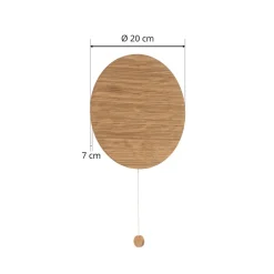 Nowodvorski Lighting Vegglampe Minimal i eik Clearance