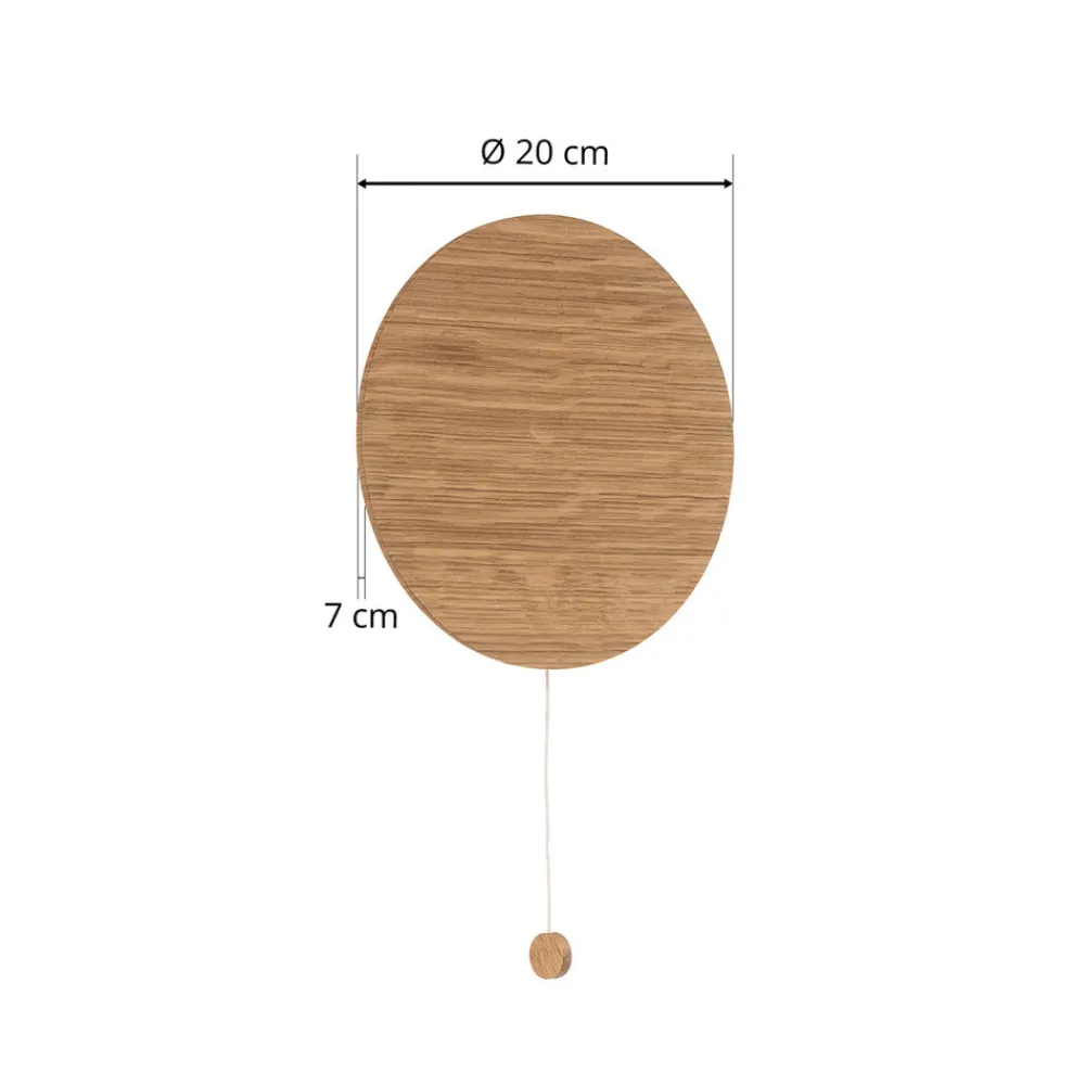 Nowodvorski Lighting Vegglampe Minimal i eik Clearance