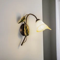 ONLI Vegglampe Miranda 1 lyskilde, bronse Online