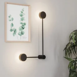 Nowodvorski Lighting Vegglampe Orbit II 20/40, svart, 2 lyskilder| Vegglamper