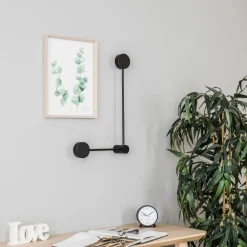 Nowodvorski Lighting Vegglampe Orbit II 20/40, svart, 2 lyskilder| Vegglamper