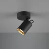 Trio Lighting Vegglampe Pago, 1 lyskilde, svart| Spotter I Tak