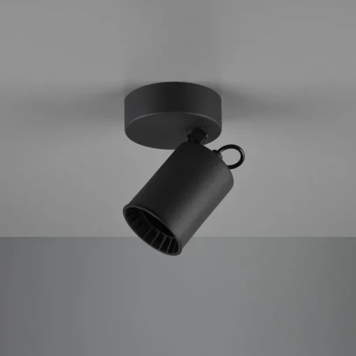 Trio Lighting Vegglampe Pago, 1 lyskilde, svart| Spotter I Tak