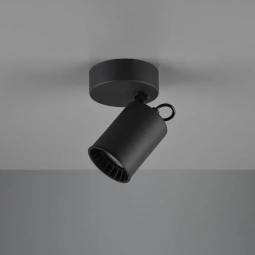 Trio Lighting Vegglampe Pago, 1 lyskilde, svart| Spotter I Tak