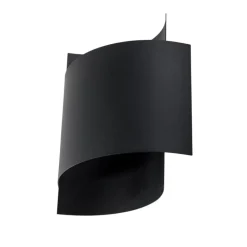 SOLLUX LIGHTING Vegglampe Pako av to stålplater i svart| Vegglamper