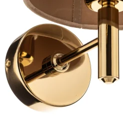 Argon Vegglampe Polo, beige/mørk messing Clearance