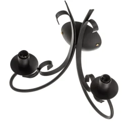 ONLI Vegglampe Pompei, 2 lyskilder, svart Clearance