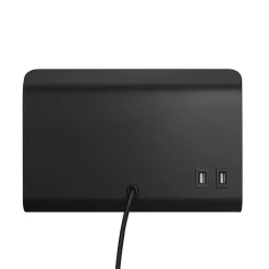 Nordlux Vegglampe Roomi med hylle og USB, svart Online
