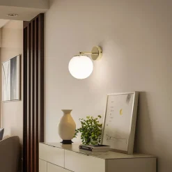 Argon Vegglampe Sala med kuleformet glass, 1 lyskilde| Vegglamper