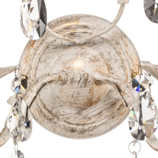 ONLI Vegglampe Teresa i krystall, elfenben med 2 lyskilder| Design- Og Hotellbelysning