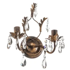 ONLI Vegglampe Teresa som lysekrone, 2 lyskilder| Vegglamper