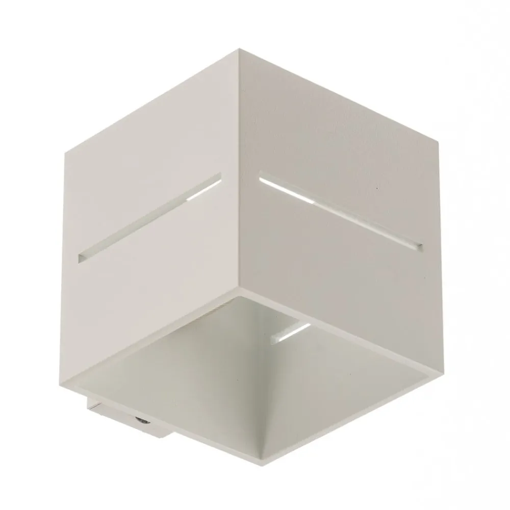 SOLLUX LIGHTING Vegglampe Top up/down, hvit krop| Vegglamper