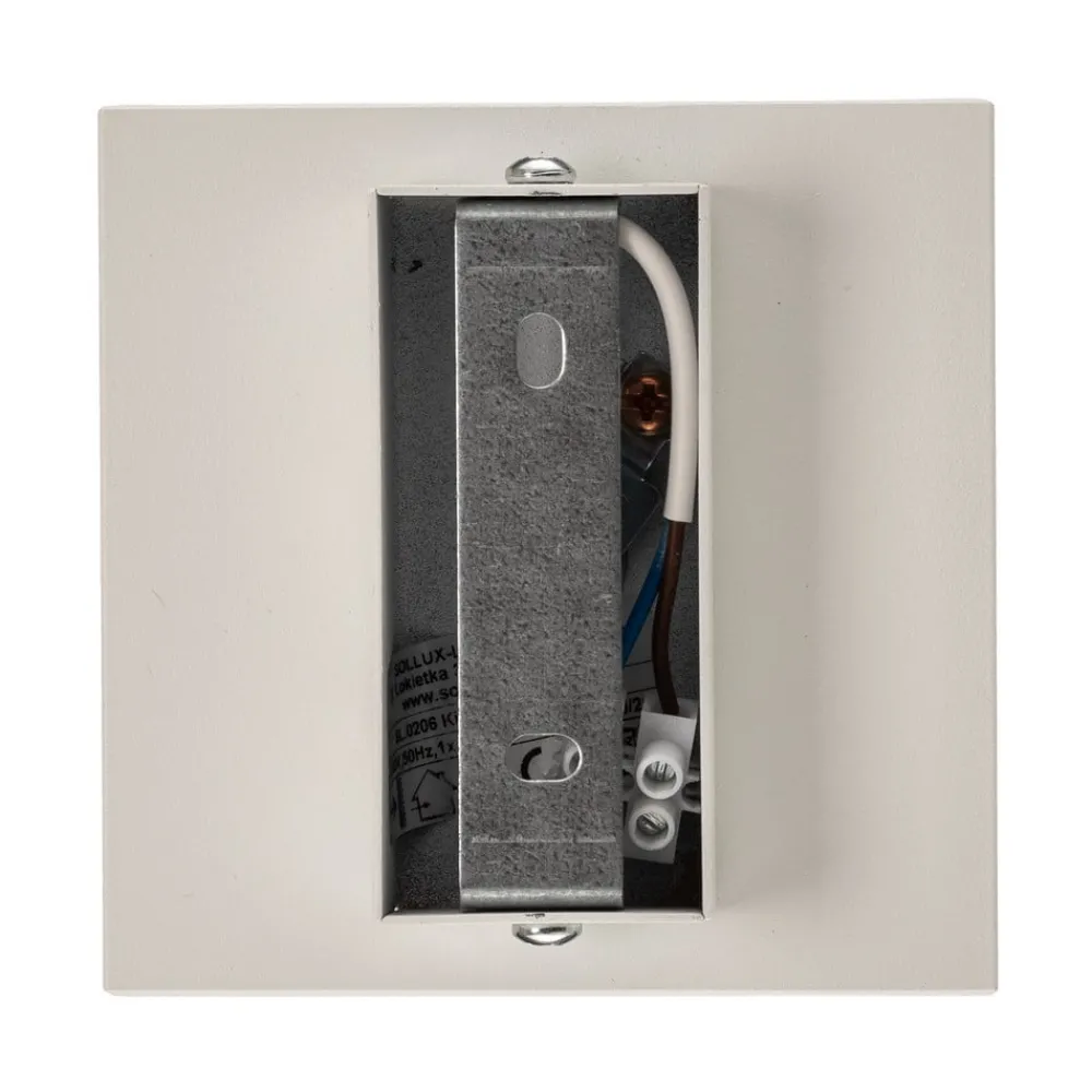 SOLLUX LIGHTING Vegglampe Top up/down, hvit krop| Vegglamper