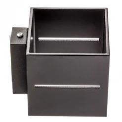 SOLLUX LIGHTING Vegglampe Top up/down, svart korpus