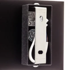 SOLLUX LIGHTING Vegglampe Top up/down, svart korpus