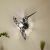 Opviq Vegglampe W-053 Laserskåret, svart fugledesign| Vegglamper