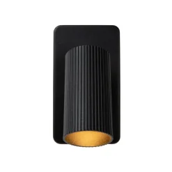 Lucide Veggspot Clubs, 1 lyskilde, svart| Vegglamper