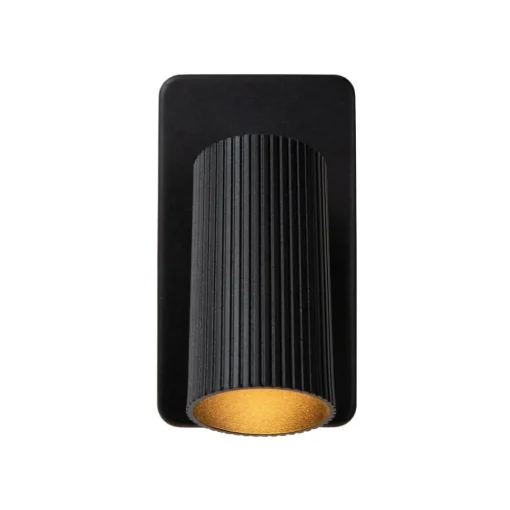Lucide Veggspot Clubs, 1 lyskilde, svart| Vegglamper
