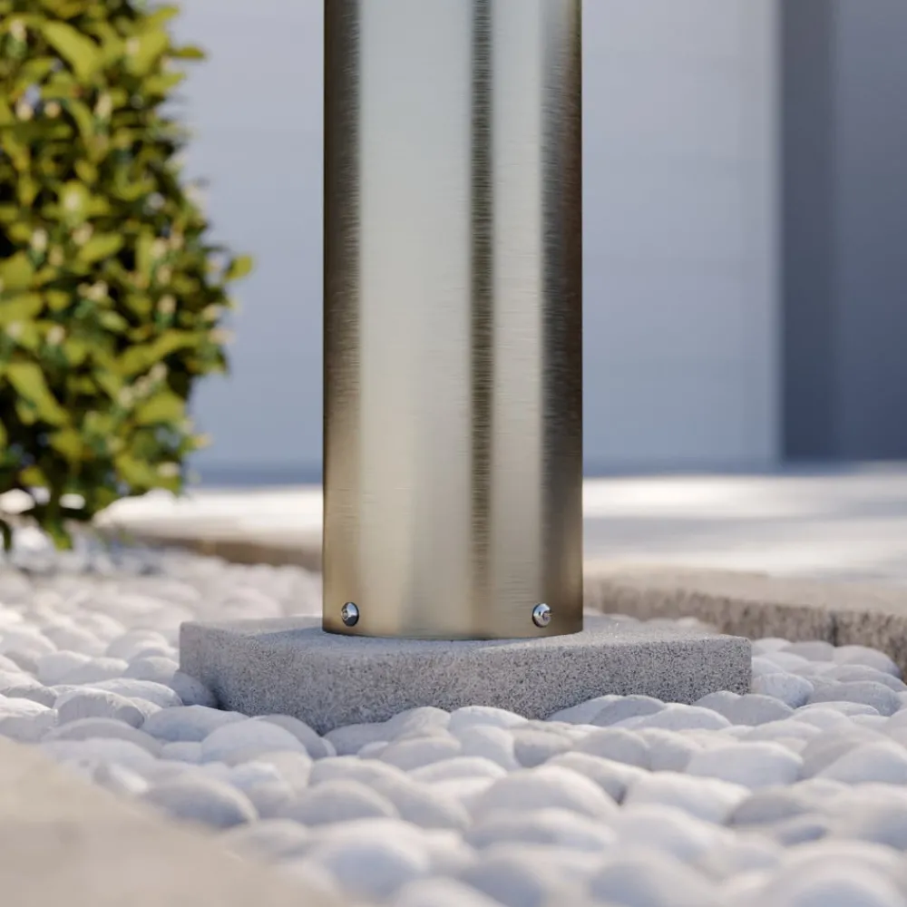 Arcchio Veilampe Caramia, stål, saltvannsresistent| Kommersiell Utebelysning|Gatebelysning Med Sensor