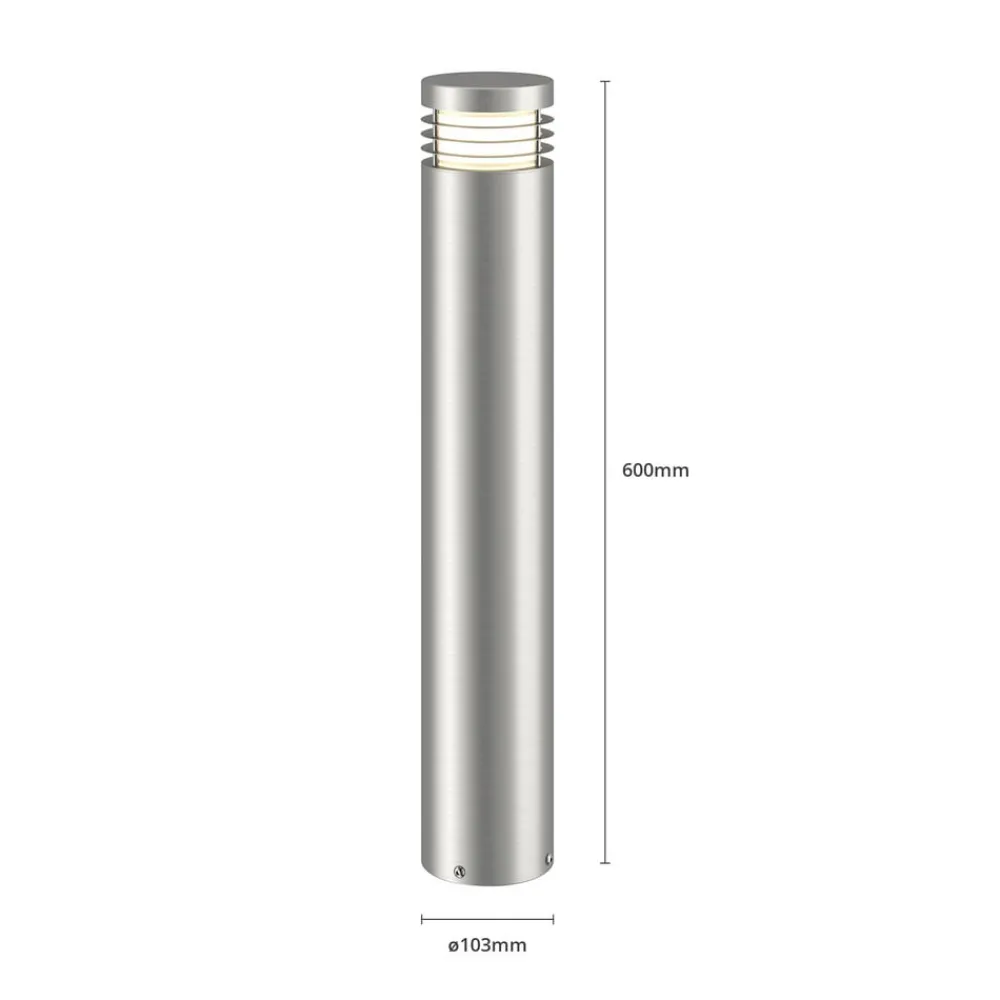 Arcchio Veilampe Caramia, stål, saltvannsresistent| Kommersiell Utebelysning|Gatebelysning Med Sensor