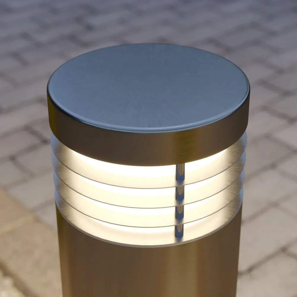 Arcchio Veilampe Caramia, stål, saltvannsresistent| Kommersiell Utebelysning|Gatebelysning Med Sensor