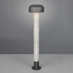 Trio Lighting Veilampe Fraser, grå/betonlook, aluminium, IP54, høyde 84,5 cm Discount