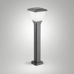 Fabas Luce Veilampe Lena, 60 cm, mørkegrå, metall, E27, IP65| Gatebelysning, Pullert Belysning