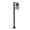 Searchlight Veilampe med siv, IP44, svart, høyde 100 cm, metall| Gatebelysning, Pullert Belysning