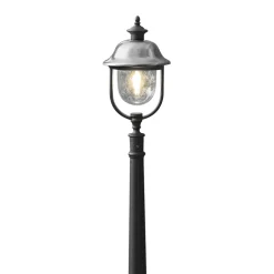 Konstsmide Veilampe Parma, svart, metall, 118 cm høy, E27, IP43 Online