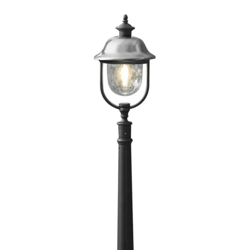 Konstsmide Veilampe Parma, svart, metall, 118 cm høy, E27, IP43 Online