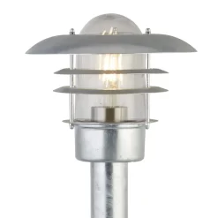 Searchlight Veilampe X Conrad, sølv, IP44, høyde 51 cm, stål| Gatebelysning, Pullert Belysning