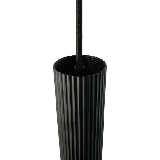 Nordlux Vico pendellampe, fire lys, lang, metall, svart| Pendellamper