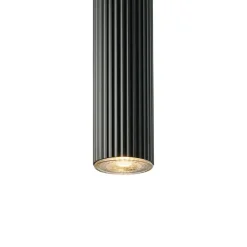 Nordlux Vico pendellampe, fire lys, lang, metall, svart| Pendellamper
