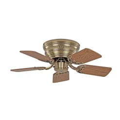 CasaFan Vifte Classic Flat III antikk messing Ø 75 cm Discount