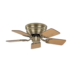 CasaFan Vifte Classic Flat III antikk messing Ø 75 cm Discount