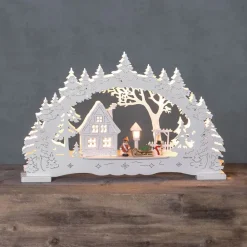 STAR TRADING Village - en lys LED-lysbue| Julebelysning|Dekorasjonsbelysning